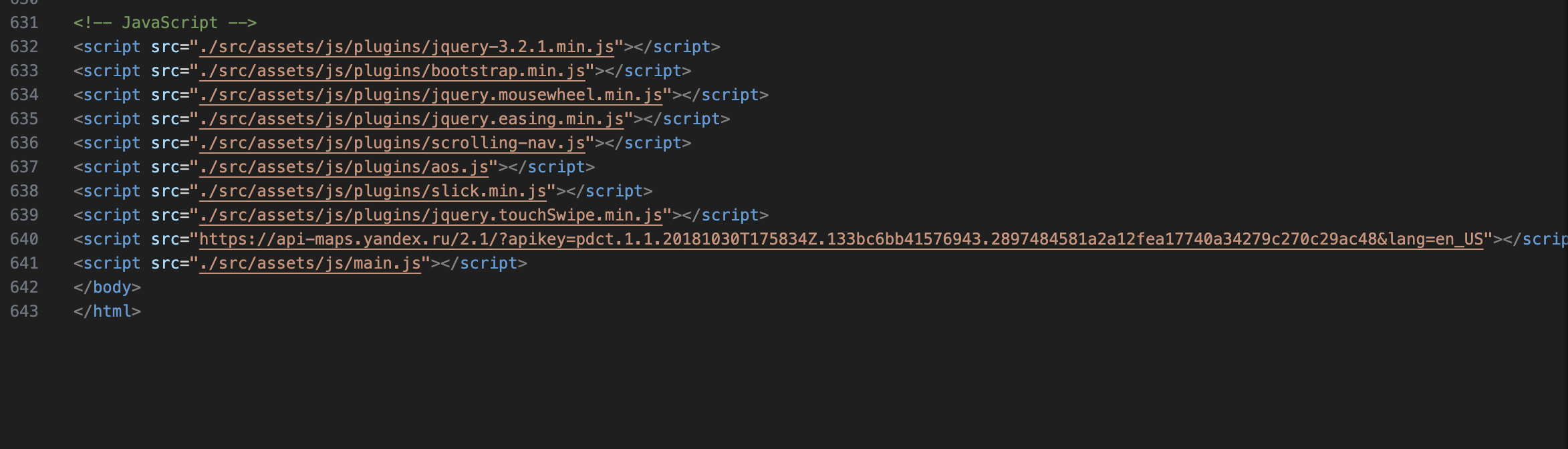 javascript-structure